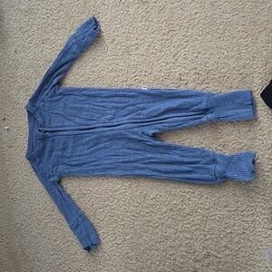 Little Sleepies Heather ribbed onesie